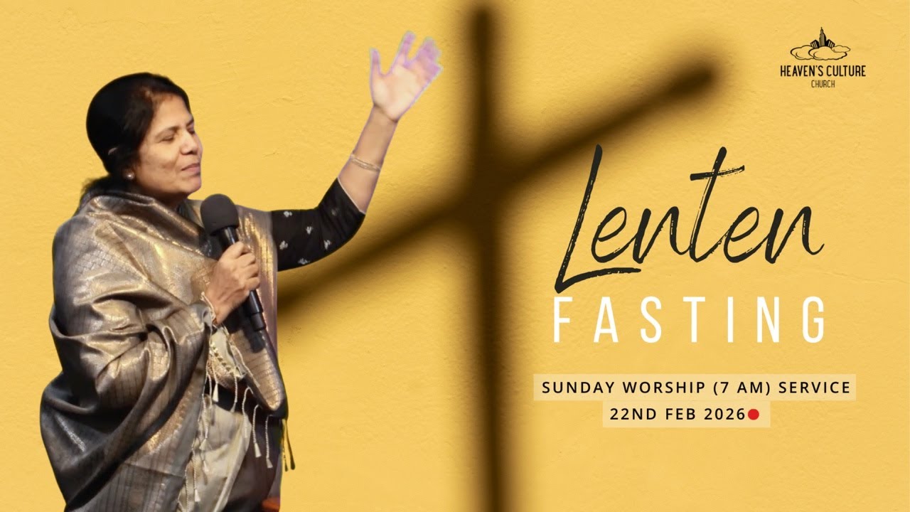 SUNDAY WORSHIP SERVICE (7AM - LIVE) | 22nd February 2026 | Sermon: SUJATHA ROY