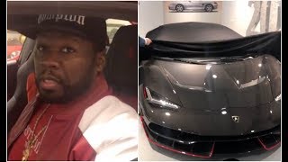50 Cent Cant Believe This Lamborghini Cost $3.5M Carbon Fiber Centenario