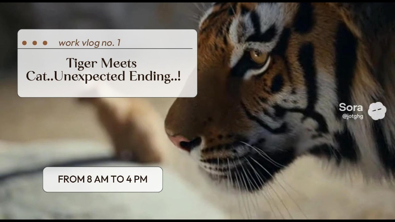 “When a Tiger Meets a Cat… You Won’t Believe the Ending!”