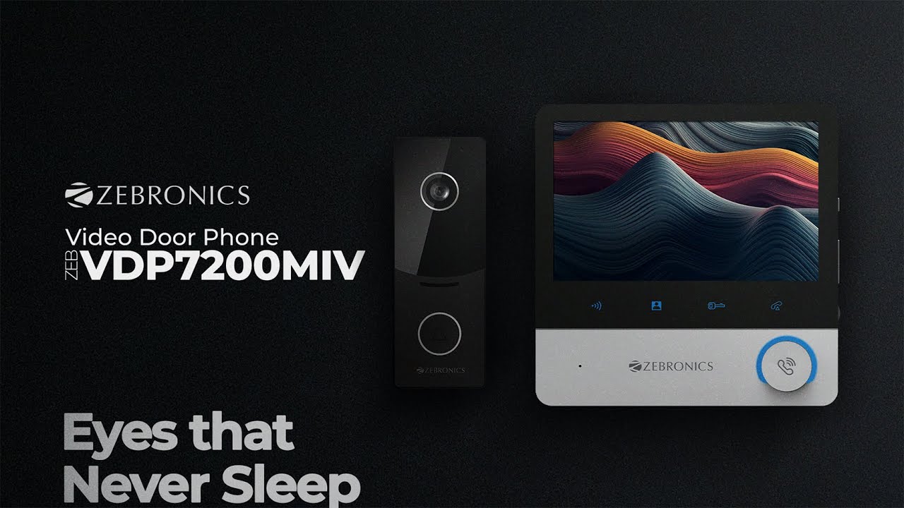 Zebronics | VDP7200MIV | Video Door Phone