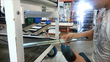 How to install FL COU U part on our modular material handling system