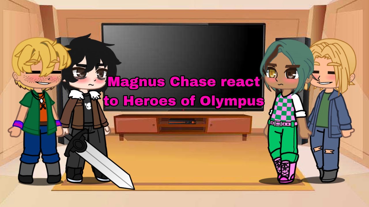 Magnus Chase reacts to the Heroes of Olympus + Solangelo and Reyna