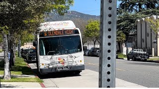 Glendale Beeline 2009 New Flyer C35LFR B70