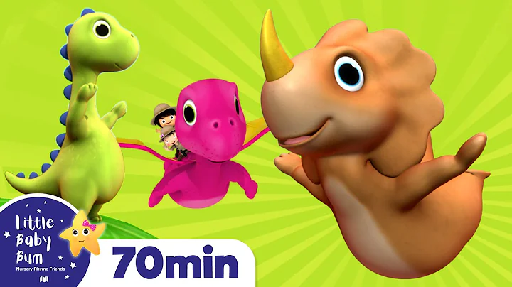 Ten Little Dinosaurs | 70 min of LittleBabyBum - Nursery Rhymes for Babies! ABCs and 123s
