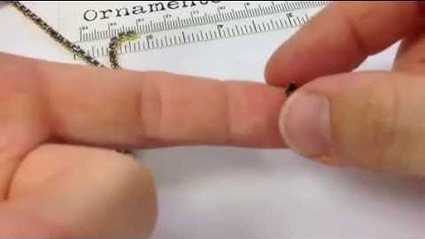 How To Finish Ball Chain To Attach A Clasp