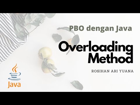 Video: Apakah metode overloading dimungkinkan di Jawa?