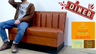 Make a single Diner Booth sofa _ 업소용 소파(미국 레스토랑 스타일)만들기