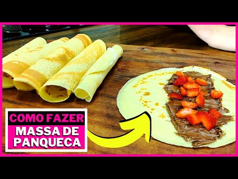 Massa de Panqueca Simples e Rápida  [PASSO A PASSO]