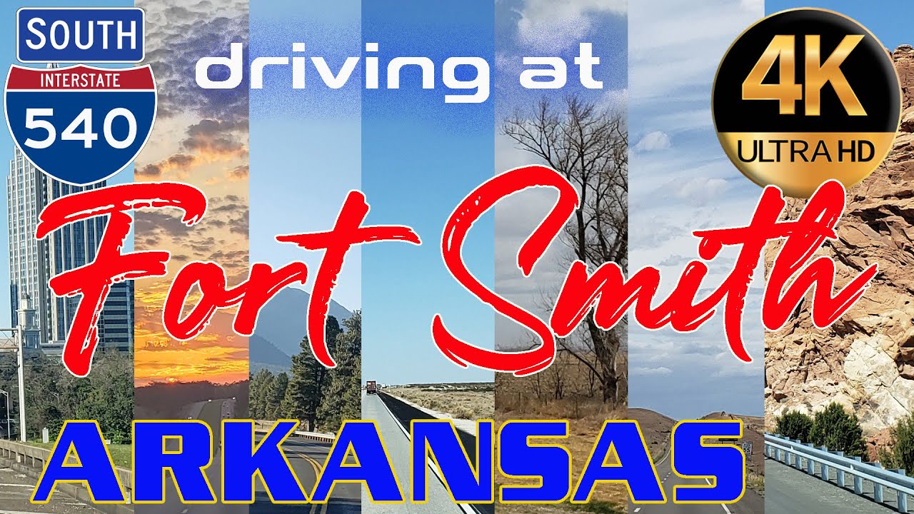[4K] Driving at South 540 Interstate Fort Smith Arkansas, U.S.