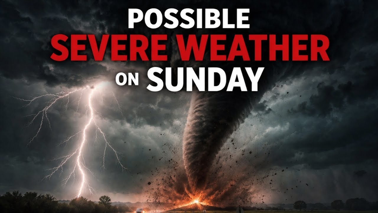 severe weather possible on today - YouTube
