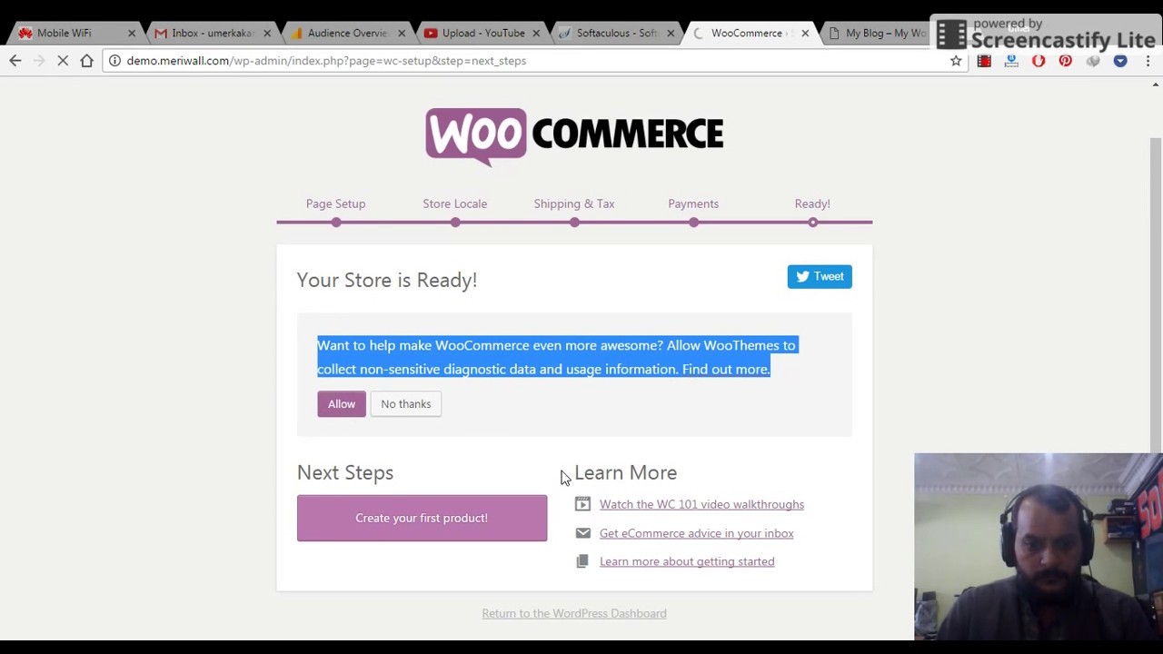 Install and configure woocommerce in WordPress - YouTube