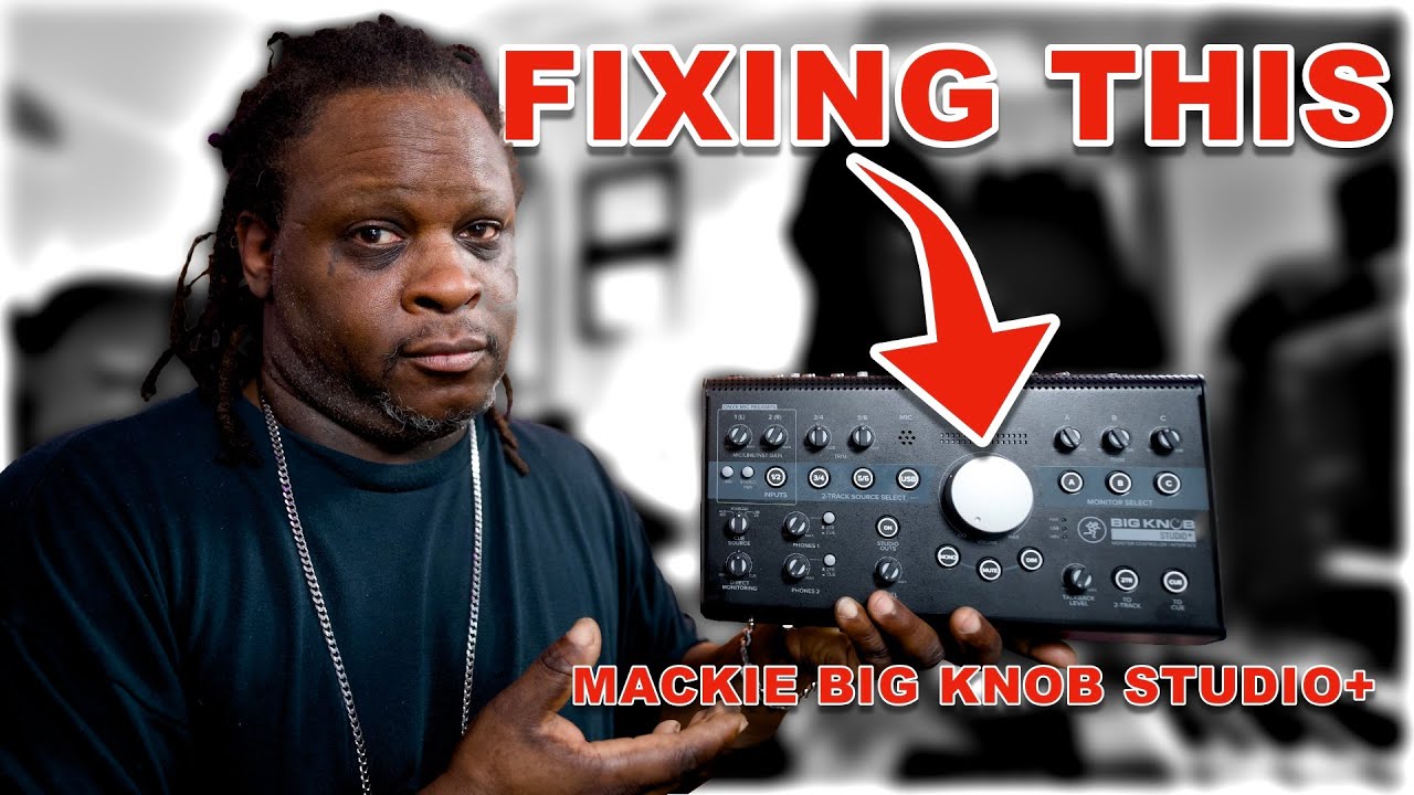 I Had to Repair My Mackie Big Knob Studio+ - YouTube