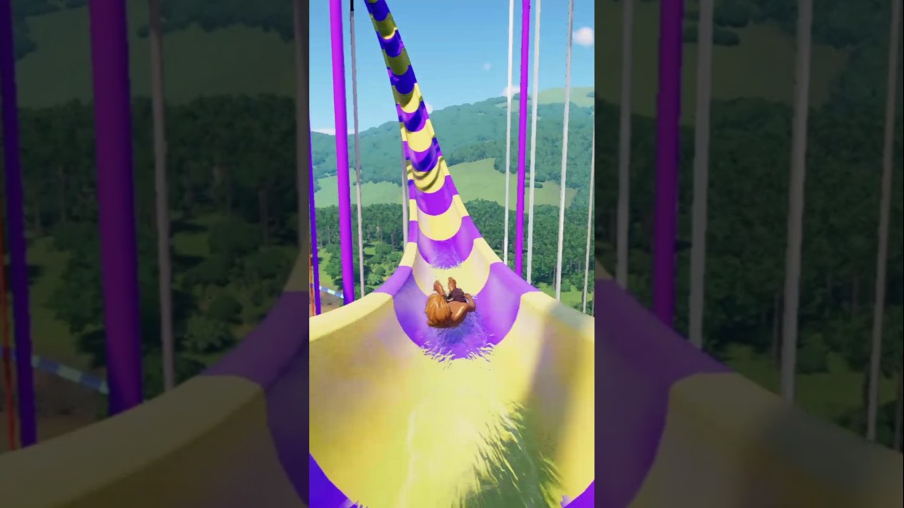 Ultimate Twister Water Slide Ride - Planet Coaster 2 