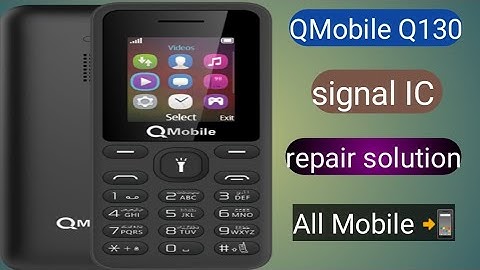QMobile Q130 Signal IC repair solution All Mobile 📲
