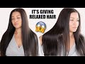 Did I relax my hair??😱 Crazy natural looking yaki straight wig pre-cut + pre-bleached | Klaiyi Hair