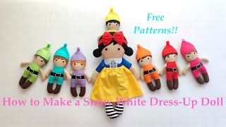 白雪姫の着せ替え人形の作り方 （型紙付き）