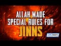 ALLAH MADE SPECIAL RULES FOR JINNS