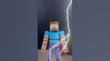 Steve is my hero😨, Details on profile🔗#actionfigures #t13 #lego #toys #minecraft #minecraftshorts