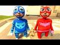 Pijamaskeliler ile Komik Saklambaç Macerası | Human Fall Flat Eğlenceli Anlar