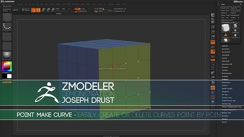 ZBrush ZModeler Point Actions - Point Make Curve