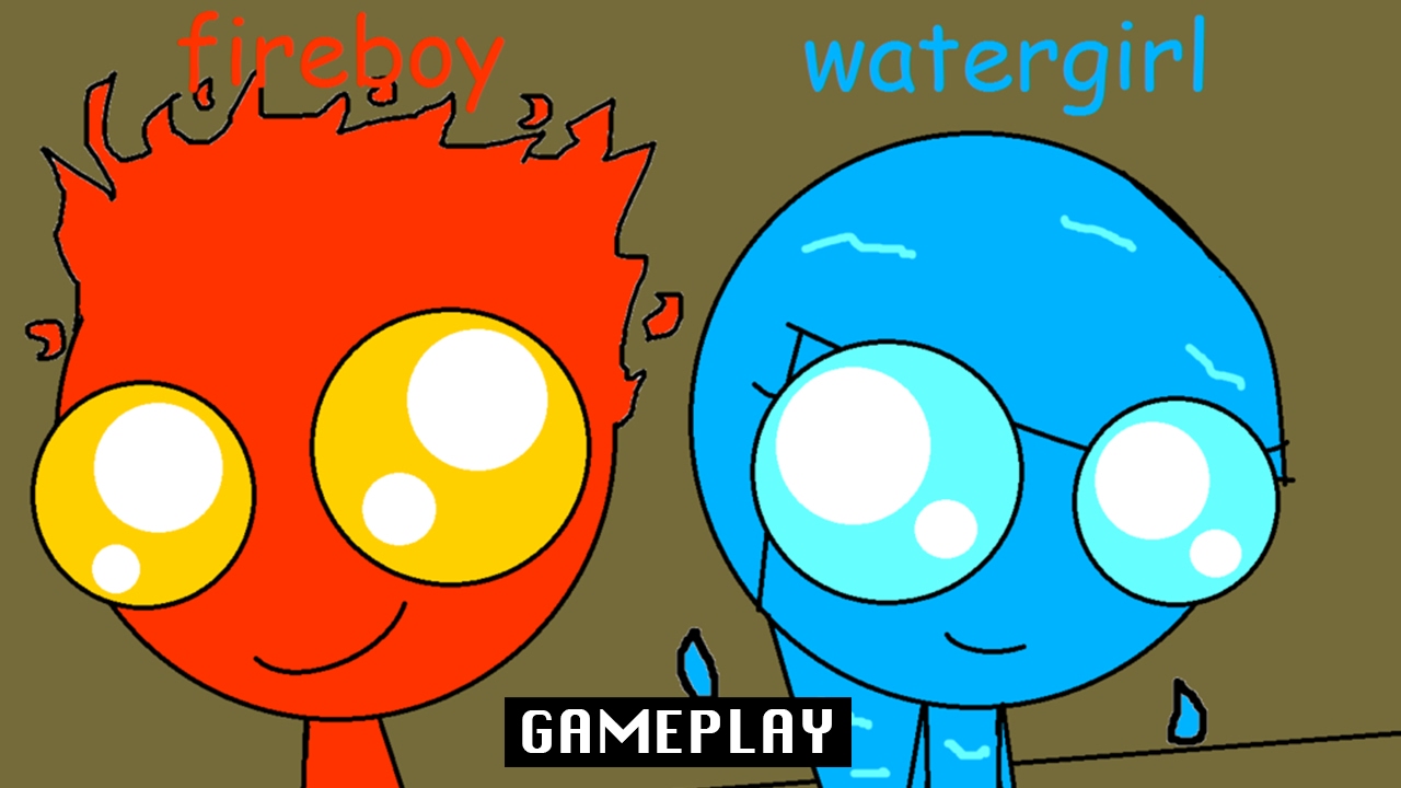 fire boy and water girl, gameplay, game play, kids games, child uk youtuber...