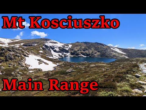 Mt Kosciuszko Main Range Track- Kosciuszko National Park, south east NSW