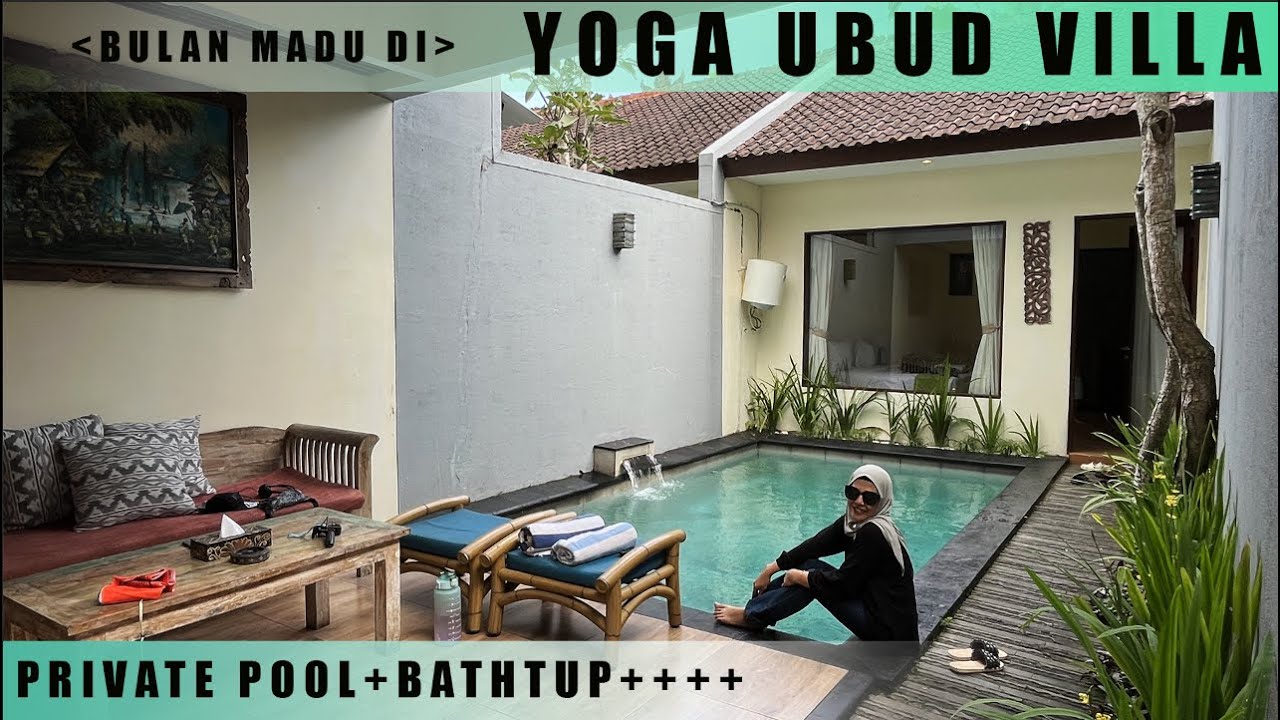 Review Villa Cantik dengan Private Pool di Ubud Bali || Yoga Ubud Villa || Pas Untuk Bulan Madu Gaes