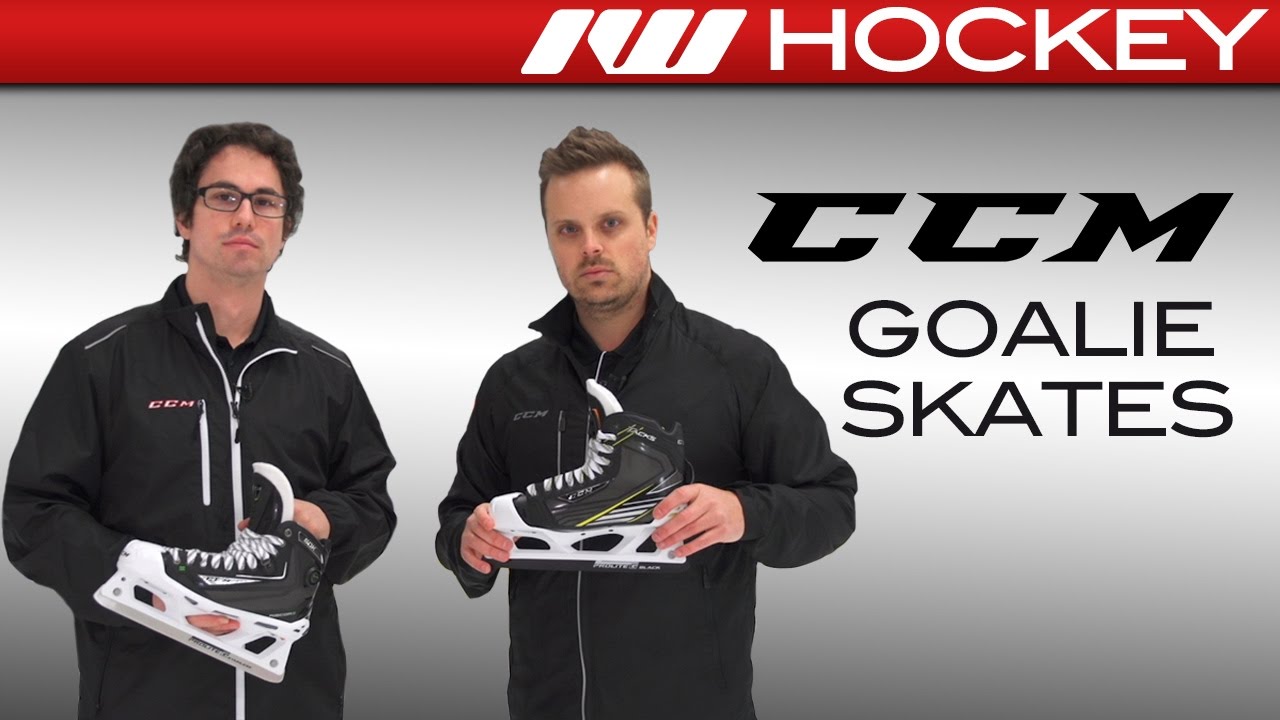 CCM Tacks and RibCor 50K Goalie Skate Insight - YouTube