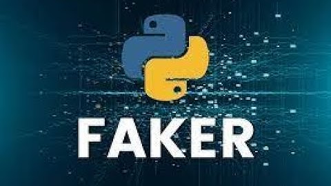 Python Generate Fake Data