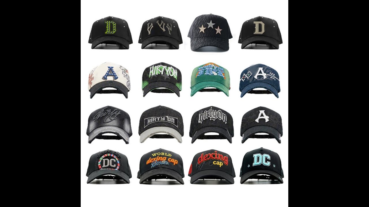 custom baseball cap， custom material, packing, logo, and shape 
