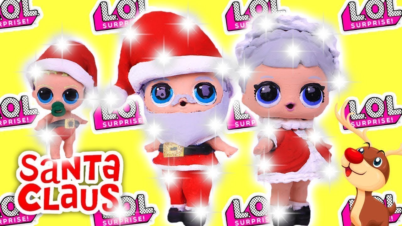 SR. y SRA. CLAUS con BABY SANTA Transformación LOL Sorpresa en español - Juguetes Fantásticos - YouTube