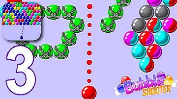 Bubble Shooter Pop Bubbles - Gameplay Walkthrough Part 3 - Levels 11-15 (iOS,Android)