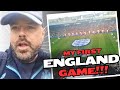 My first ever England match & it