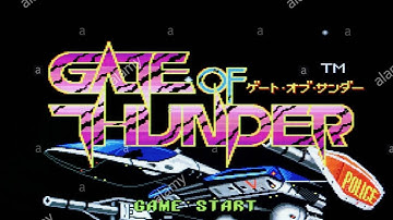 Gate of Thunder PC Engine Gameplay TurbografxCD/TurboGrafx-16 (1992) 4K