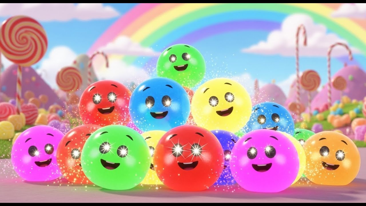 Jellybean Colors Everywhere 🍬🌈 | Fun Learning Colors for Kids | Preschool Animated Video