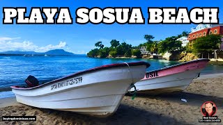 New Playa Sosua Beach Walk You Wont Believe This Beach Change Dominican Republic