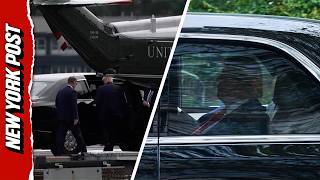 Trump Motocade Arrives at Gracie Mansion Ahead of Anticipated Meeting With NYC Mayor Zohran Mamdani