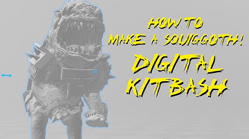 How I make a Squiggoth Part 1 - Meshmixer and 3D kitbashing