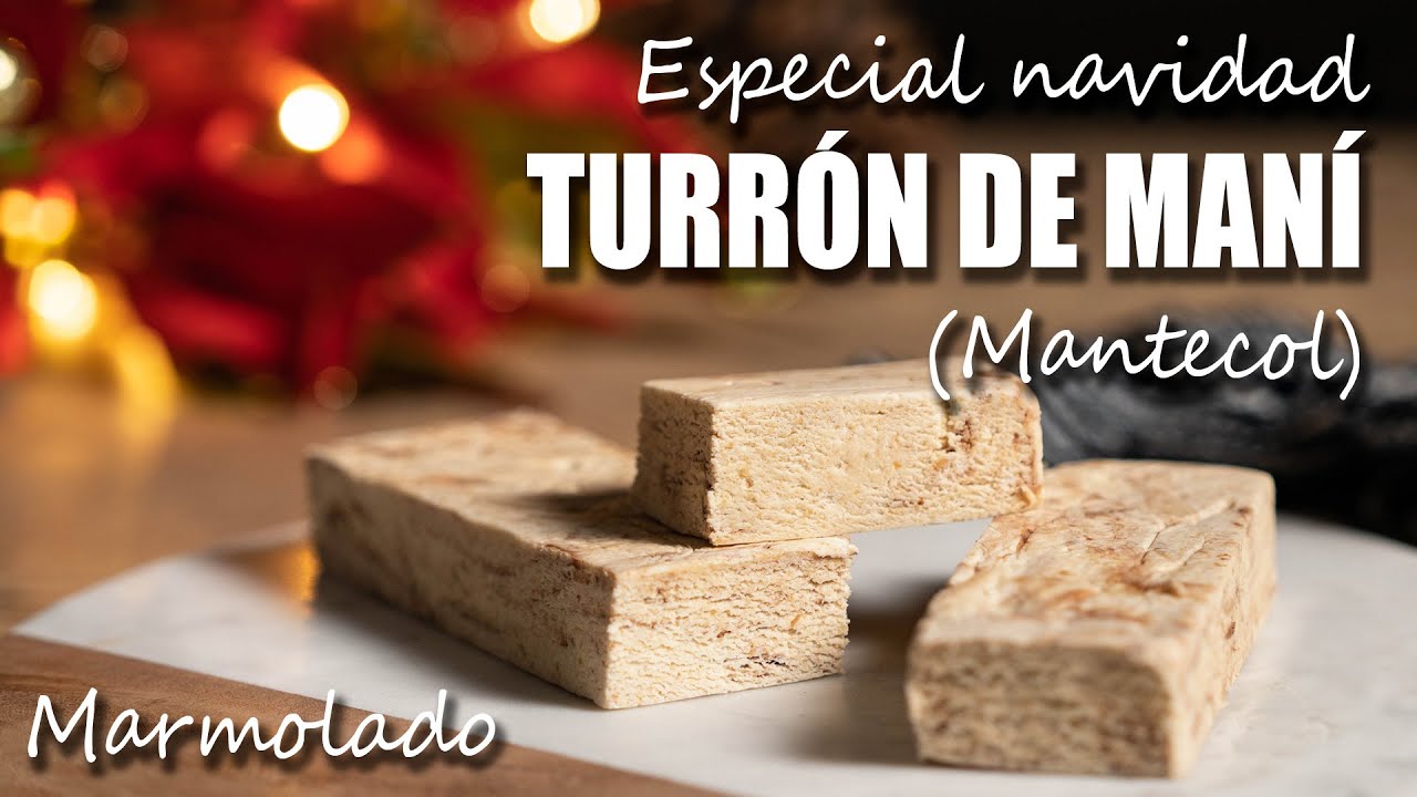 Turrón de Maní marmolado | MANTECOL CASERO | Especial Navidad 🎅🏼🎄
