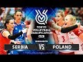 SERBIA vs POLAND - HIGHLIGHTS | Women's Volleyball Olympic Qualifying Tournament 2019