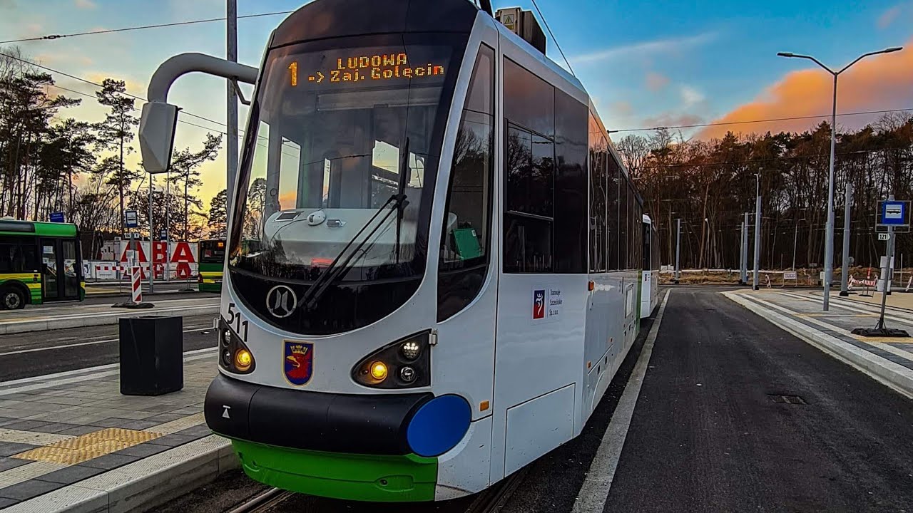 Tramwaje Szczecin Linia 1 Stocznia Szczecińska - Głębokie