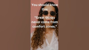"Why Stepping Out of Your Comfort Zone Leads to Greatness"