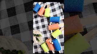 Dollar Tree POOL NOODLE Hack - Popsicle Garland