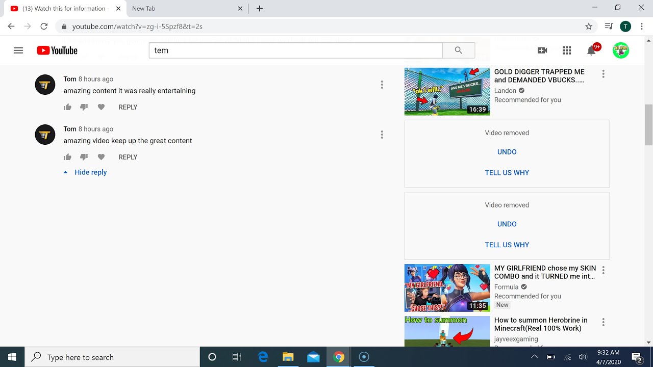 tom/tim/tem and thecomicalCanadian explained | All comment spam/scam bots