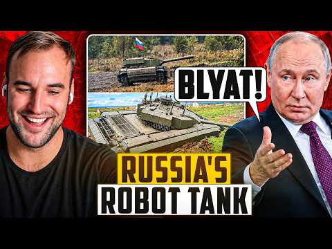 Russians Unveiled a New Robot Tank - and it GOT STUCK in the mud Immediately