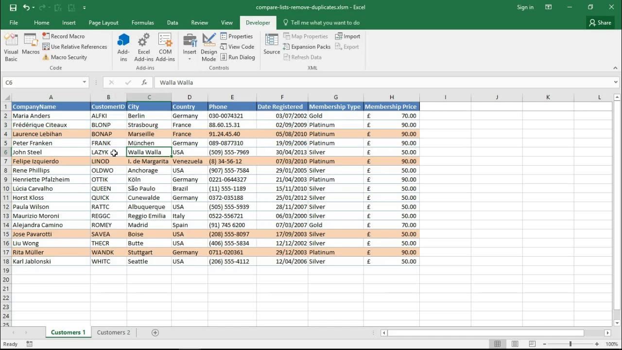 excel-vba-compare-two-lists-and-remove-duplicates-youtube