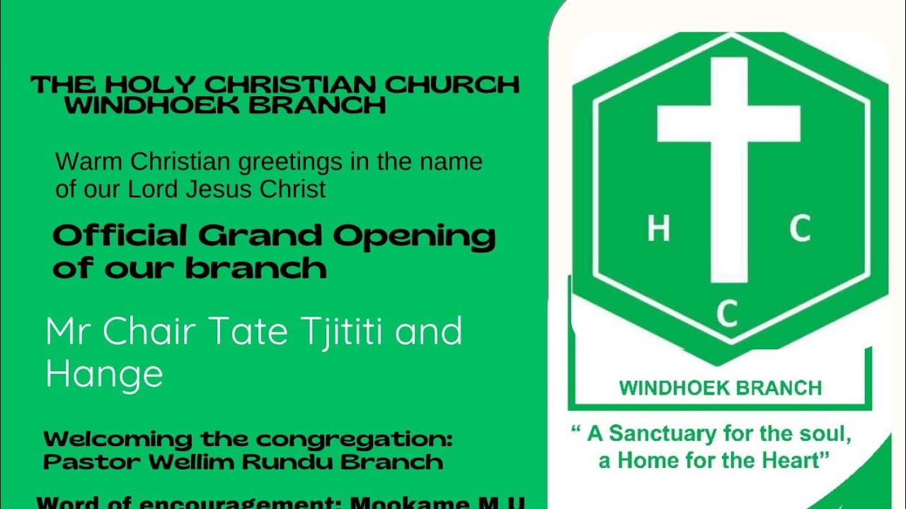 Holy Christian Church opening a new Branch in Otjomuise 8 De Laan-Part 2