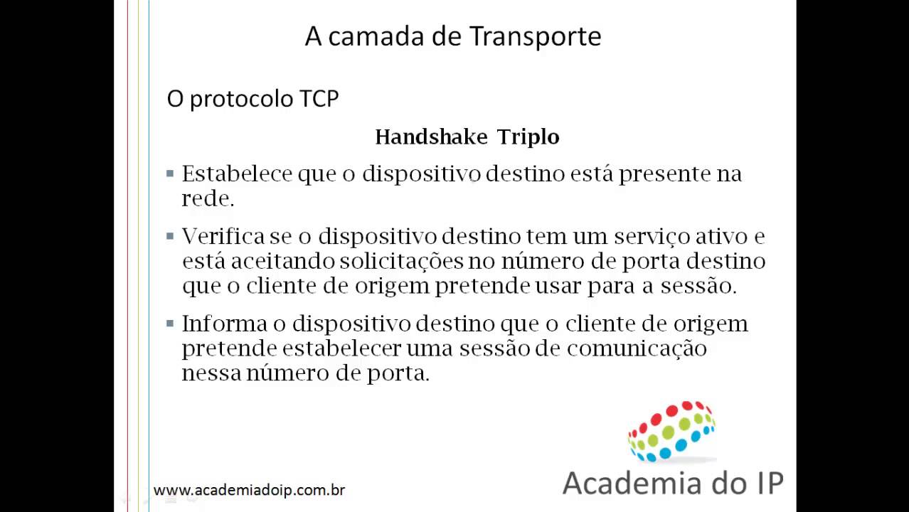 Curso Cisco CCNA - CCENT Aula 2 As Camadas de Aplicação e Transporte. (Parte 2)