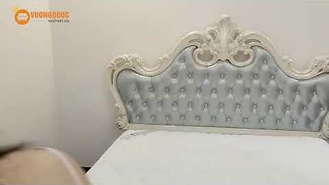 Hoàn thiện mẫu giường ngủ tân cổ điển kiểu dáng quý tộc tại nhà chị Mai - Royal City