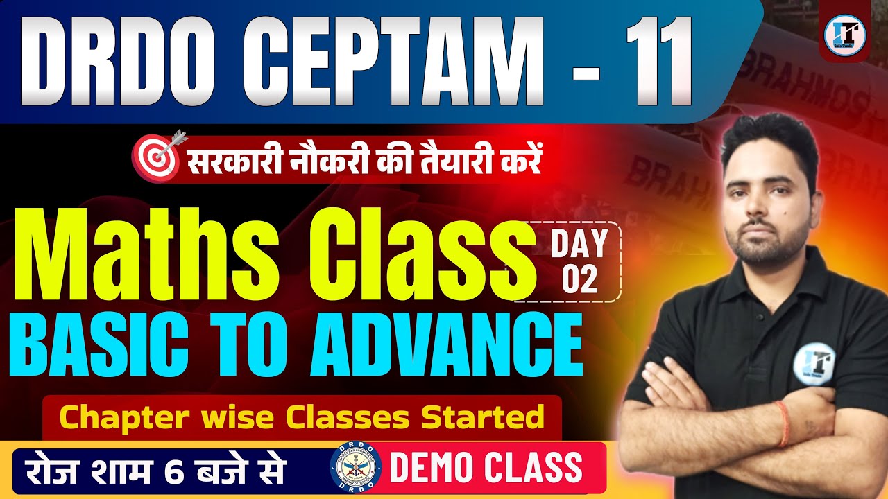 DRDO Maths Live Class-02 | DRDO Quantitative Aptitude General Maths DRDO Recruitment 2025